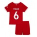 Tanie Strój piłkarski Liverpool Thiago Alcantara #6 Koszulka Podstawowej dla dziecięce 2023-24 Krótkie Rękawy (+ szorty)